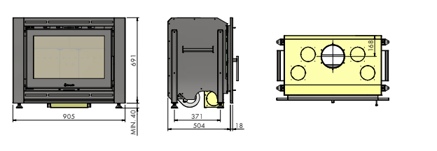INSERTABLE EKO VARMO PRAGA 865 Con Turbina - Image 12