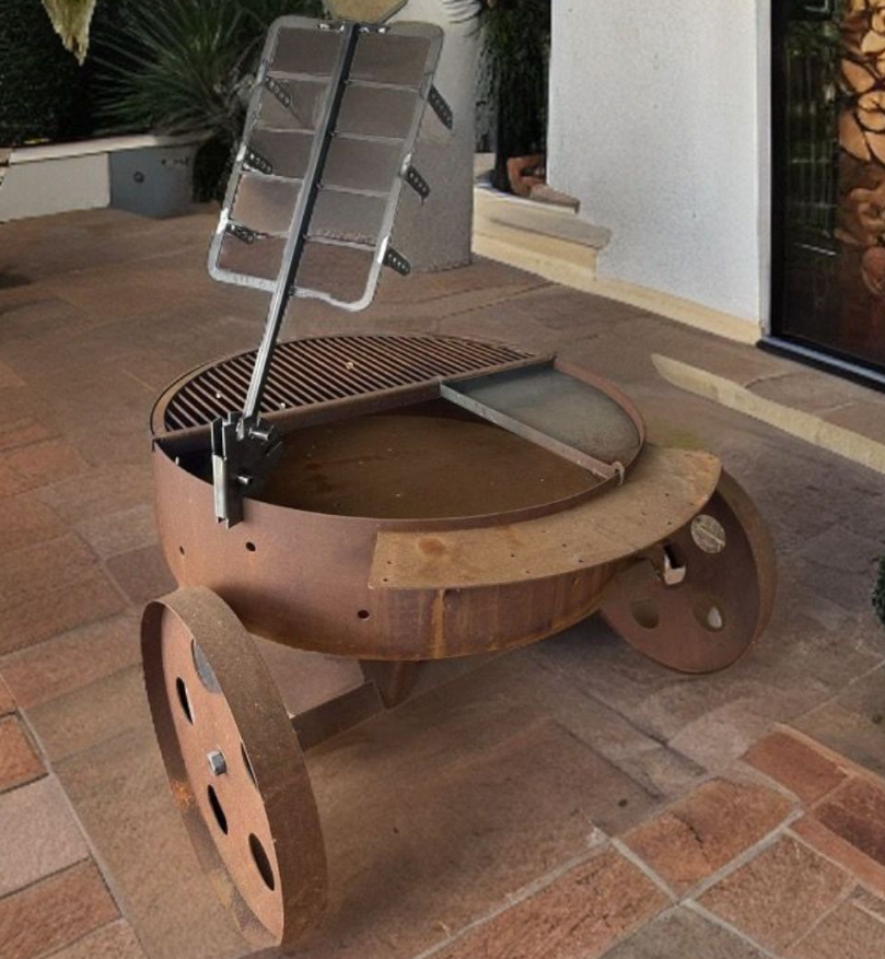 FOGON EROS 135 cm - Acero de Corten