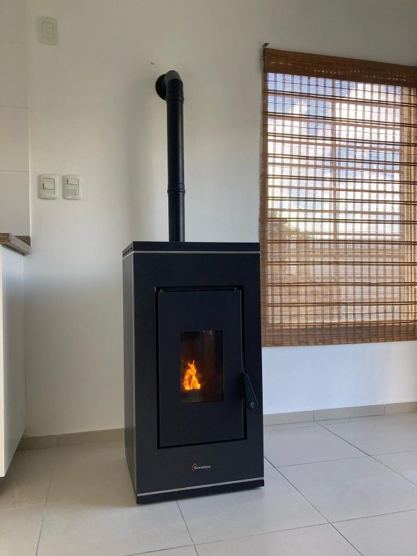 Estufa a Pellet Termovana Italiana Sofia 9 kw + kit pared obsequio+ Instalacion - Image 3