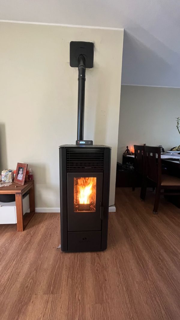 Calefactor A Pellet 7kw 75m2 + Kit De Caños pared de obsequio - Image 5