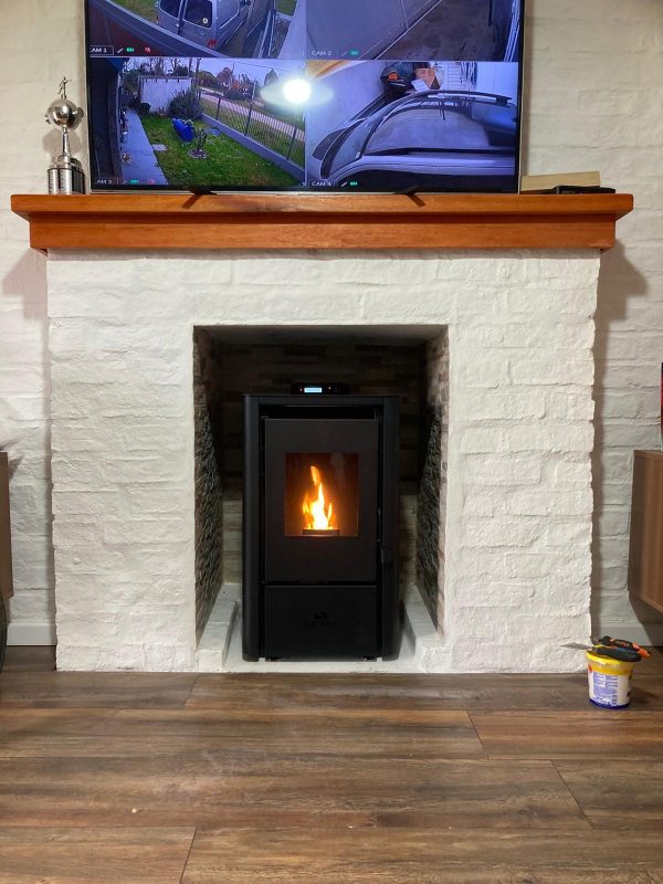 Calefactor A Pellet 7kw 75m2 + Kit De Caños pared de obsequio - Image 7