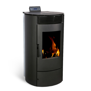 Calefactor de Pellets Cilíndrica 8 kw RV10
