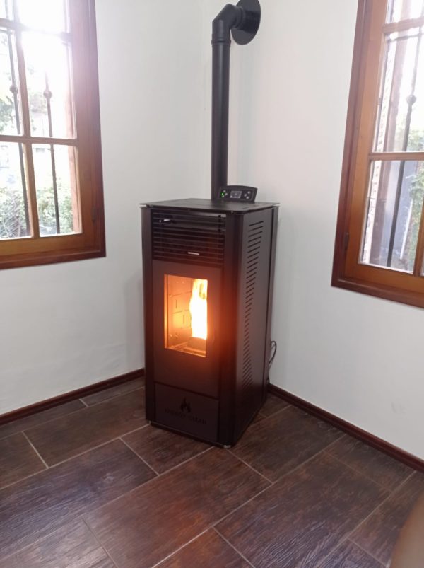 Estufa a Pellet 10 Kw + kit pared +Wi-Fi + aspiradora de obsequio - Image 10