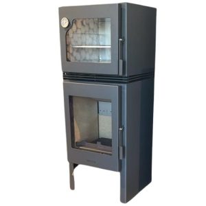 CALEFACTOR  CON HORNO ZETA 1-1  HORNO 80 m2