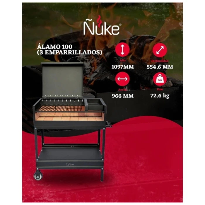 PARRILLA COMPLETA ÑUKE ALAMO 100 - Image 4