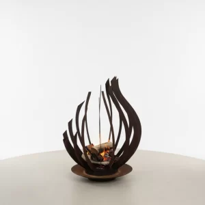 FOGÓN HERA  ACERO CORTEN- EXTERIOR