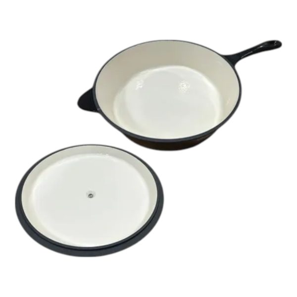 WOK HIERRO ESMALTADO 27 CM 3 LTS CON TAPA - Image 2