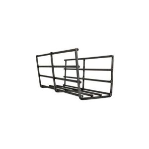 Leñero para parrilla de Acero inox 30 cm x 60 cm