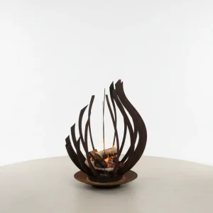 FOGÓN HERA  ACERO CORTEN- EXTERIOR