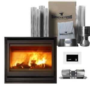 PROMOCION INSERTO LACUNZA SIENA 800 INCLUYE KIT TECHO -2 TURBINAS
