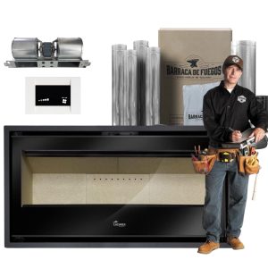 PROMO INSERTO LACUNZA SILVER 1000 +KIT TECHO + 2 TURBINAS + INSTALACION