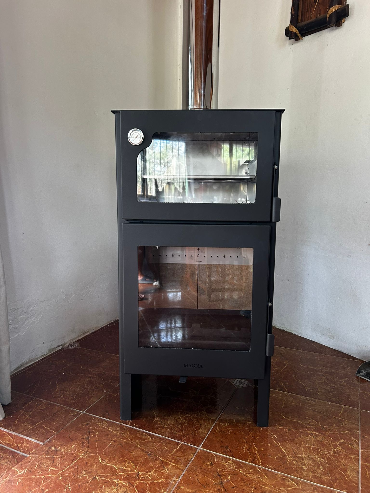 CALEFACTOR CON HORNO ZETA 11 KW CON HORNO 120 M2 - Imagen 5