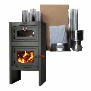 PROMO CALEFACTOR ÑUKE CORAL CON HORNO INCLUYE KIT 1 PLANTA TECHO
