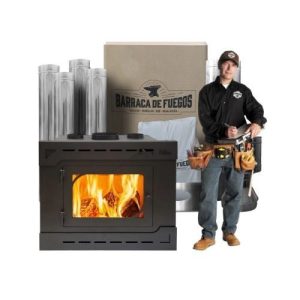 PROMOCION INSERTO ÑUKE NOGAL 70 + KIT COMPLETO + INSTALACION