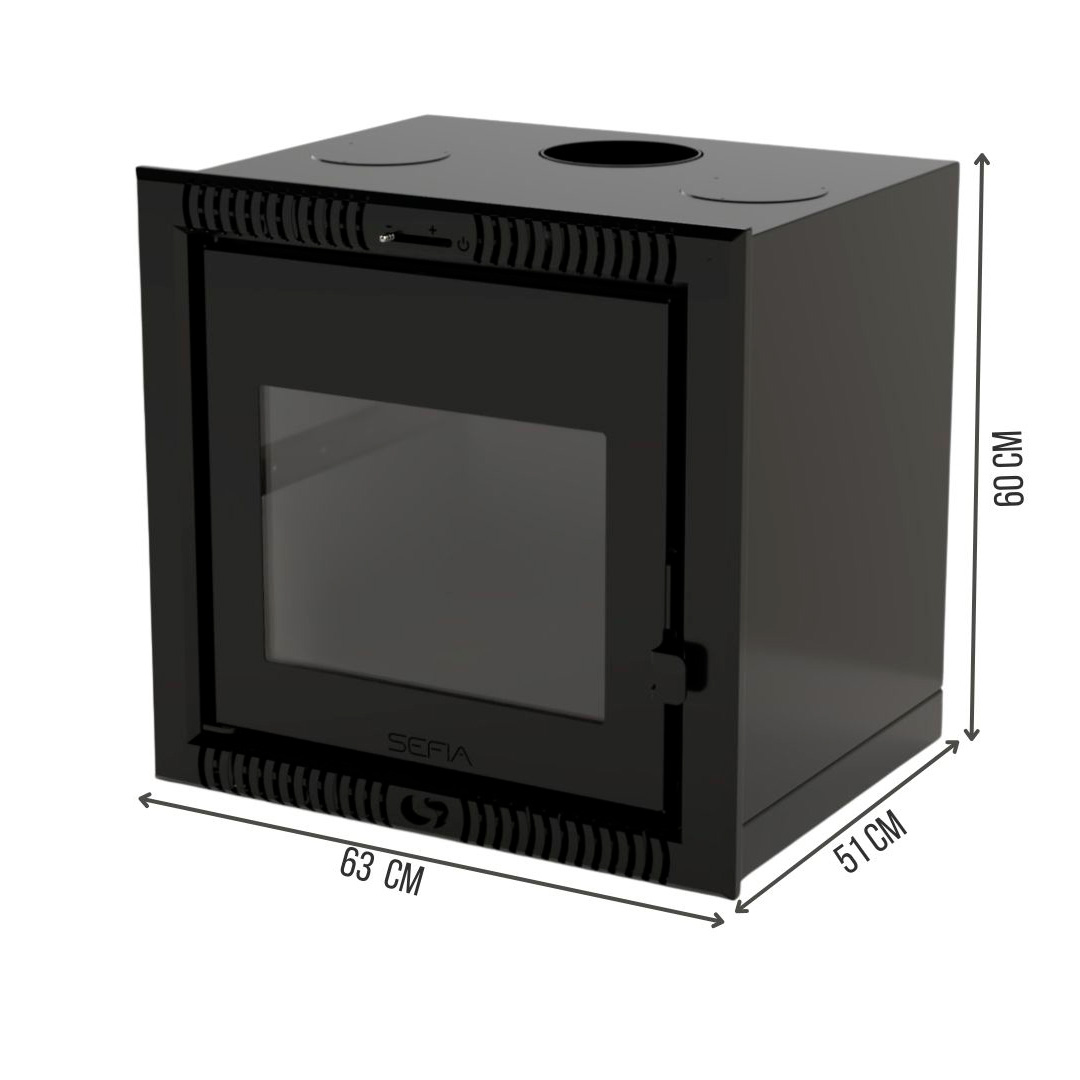 Insertable Premium a leña modelo Gijón - Image 5