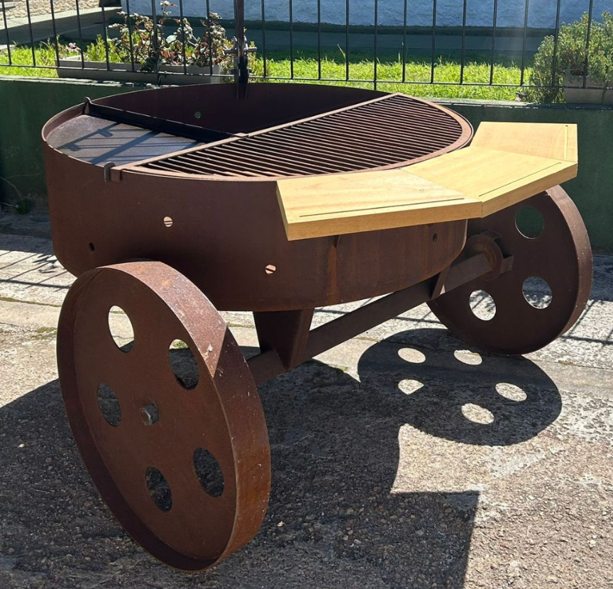 FOGON EROS 135 cm - Acero de Corten - Imagen 2