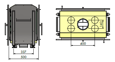 INSERTABLE PRAGA 885 DOBLE FRENTE CON TURBINA 780 M3 - Imagen 7