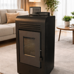 Calefactor A Pellet 8kw 80m2 + Kit pared y wifi