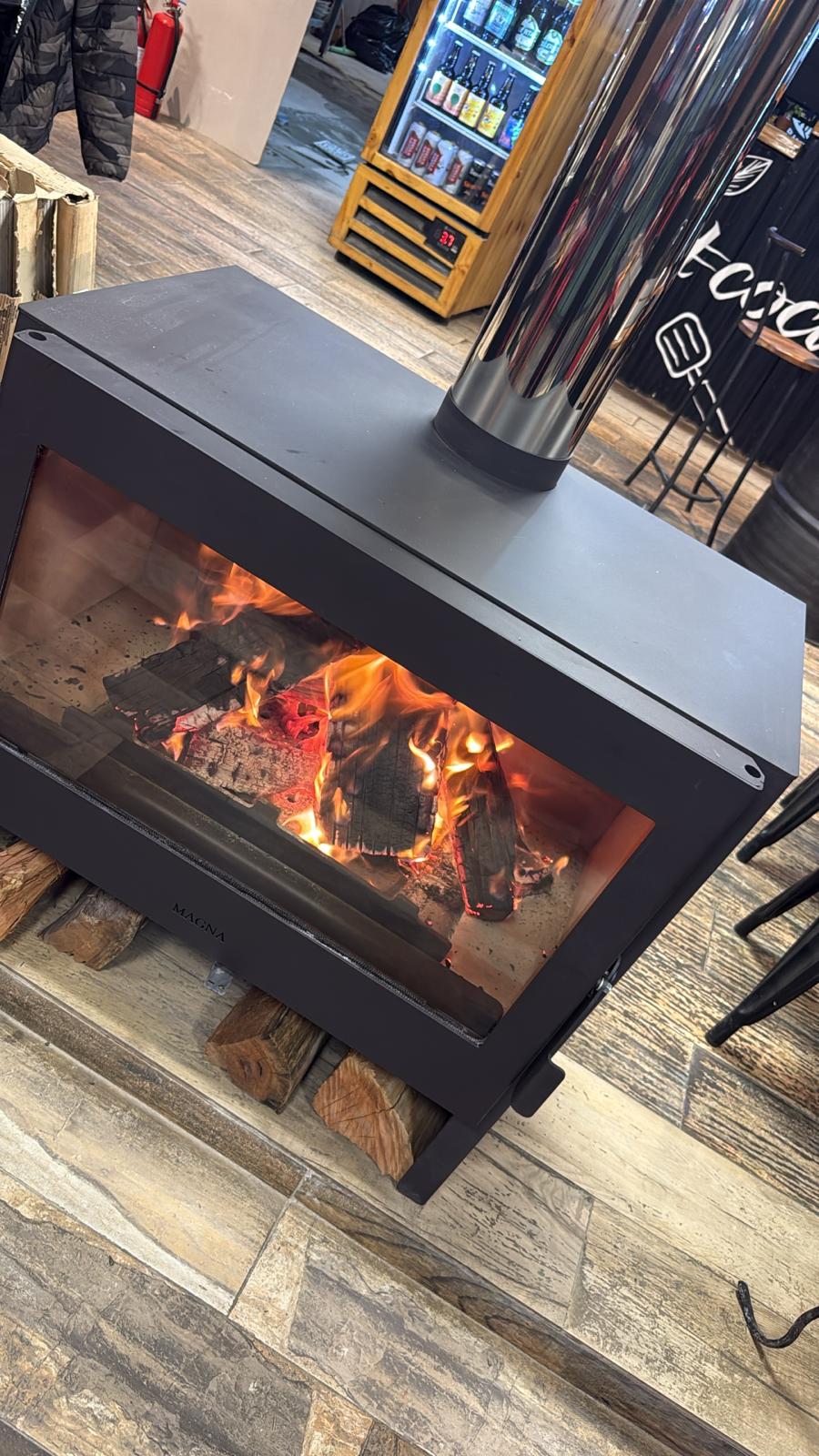 CALEFACTOR ZETA 13 KW GRAN VISION DE FUEGO - Imagen 5