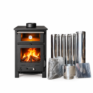 PROMO CALEFACTOR CON HORNO TALLIN 9 KW, INCLUYE KIT TECHO
